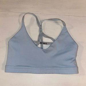 Nike blue sports bra